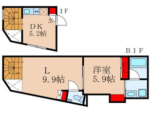 エスセナーリオ中野中央の物件間取画像